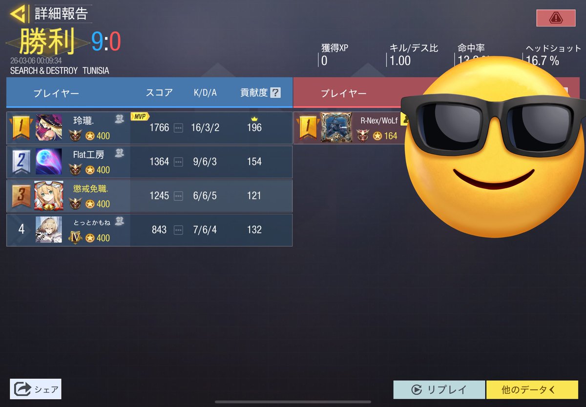 3/4 23時

<a href="/Rise_Nexus/">Rise Nexus</a> 様

4-0

ありがとうございました