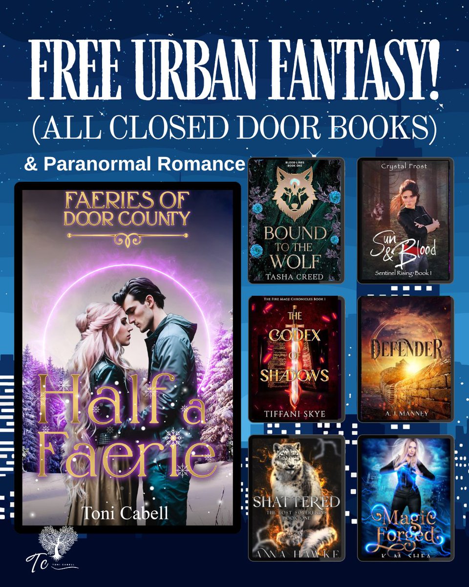 ToniCabell's tweet photo. 🥳The 30+ books in this promotion are Closed Door Urban Fantasy/Paranormal Romance—and they are all FREE (no signups required).

https://t.co/24oYUIAm9T

#GIVEAWAY #urbanfantasy #BookTwitter #booktwt #freebooks https://t.co/NVvxSzafGw