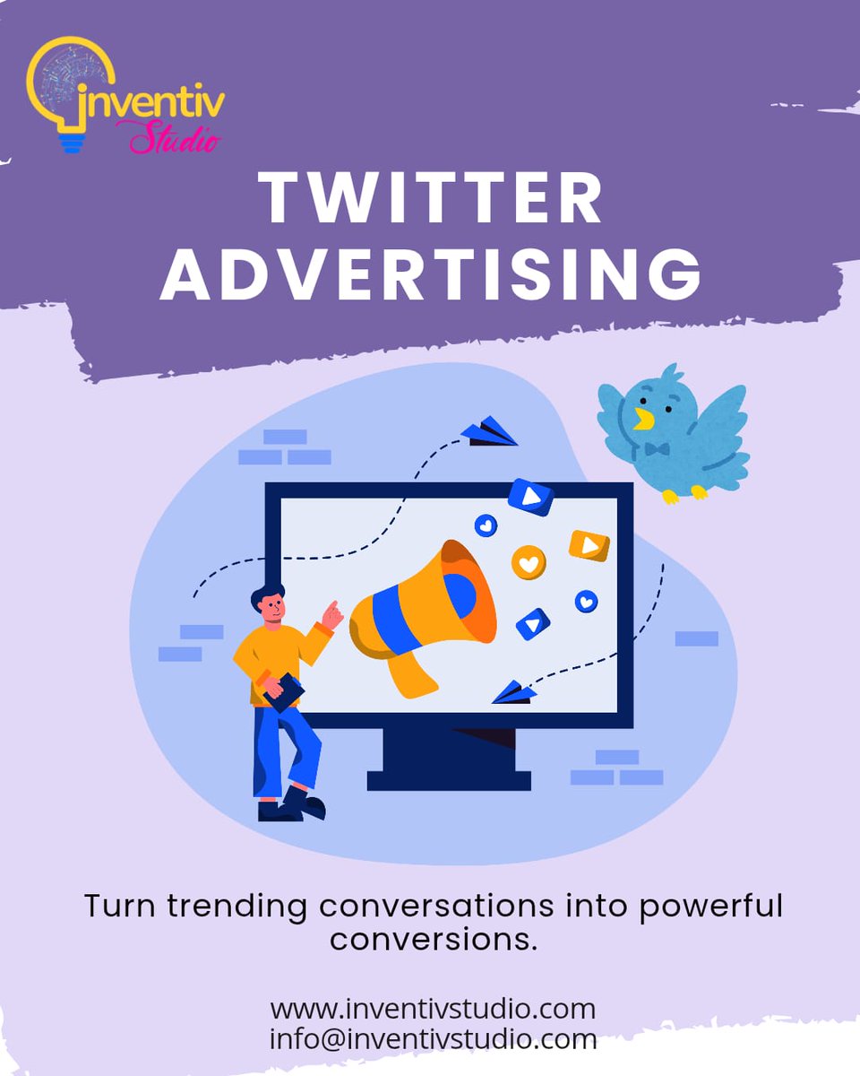 InventivTechno's tweet photo. Turn trending conversations into powerful conversions.
Let Inventiv Studio help you tap into what people are talking about and turn that buzz into real business results.
Get started today:
https://t.co/CpVlsCjggP
info@inventivstudio.com
#TwitterAdvertising #SocialMediaMarketing https://t.co/sUdZ6Rn8EI