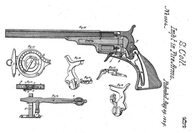 sayan_dey's tweet photo. #ThisDayInHistory Post 2038:

5 March 1836 (190 years ago): Samuel Colt patented the first production-model revolver, the .34-caliber.

[1]

#History #OnThisDay #OTD #SamuelColt #ColtRevolver #Colt #Revolver https://t.co/0vPrPKaciK