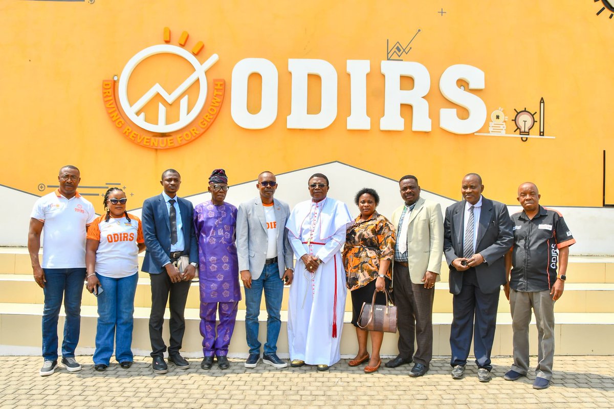 ODIRS_NG's tweet photo. Wesley University VC Pays Courtesy Visit to ODIRS.

*****Commends Revenue Agency's Support to Institution*****

The Vice Chancellor of Wesley University, Rt. Rev. Prof. Samuel Sunday Obeka, today, March 5, 2026, led a delegation on a courtesy visit to the Executive Chairman of https://t.co/SdGP6dDVCb