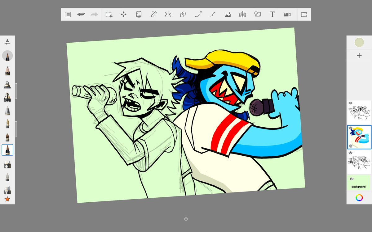 i honestly just wanted to draw Del lolz