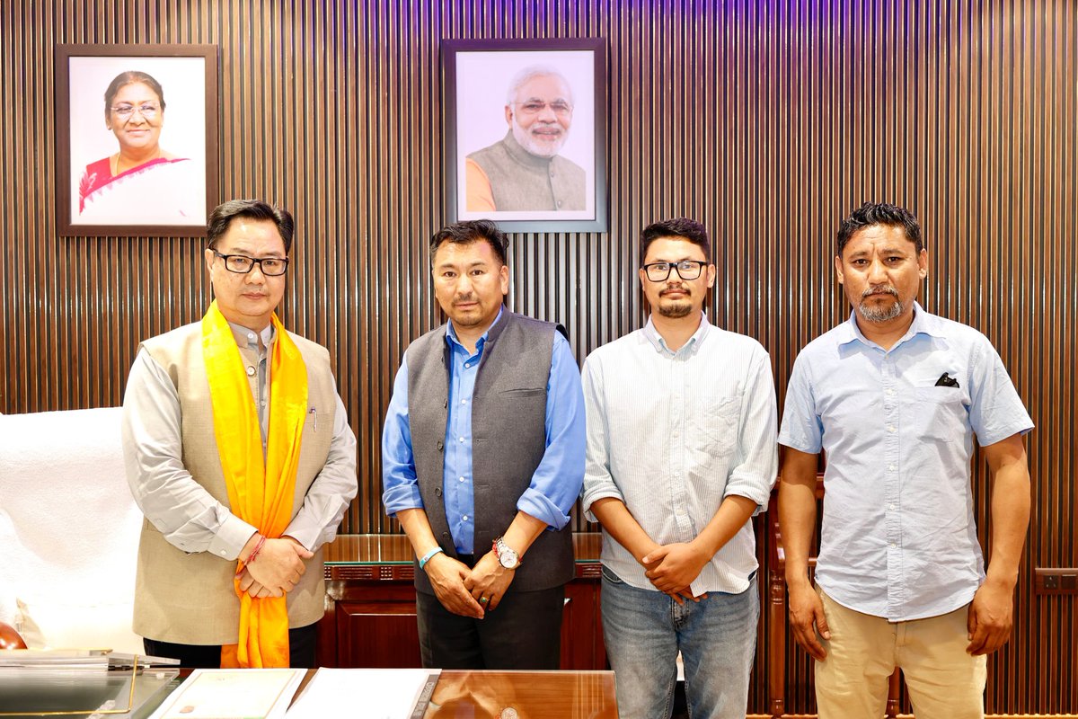 Office of Kiren Rijiju tweet media