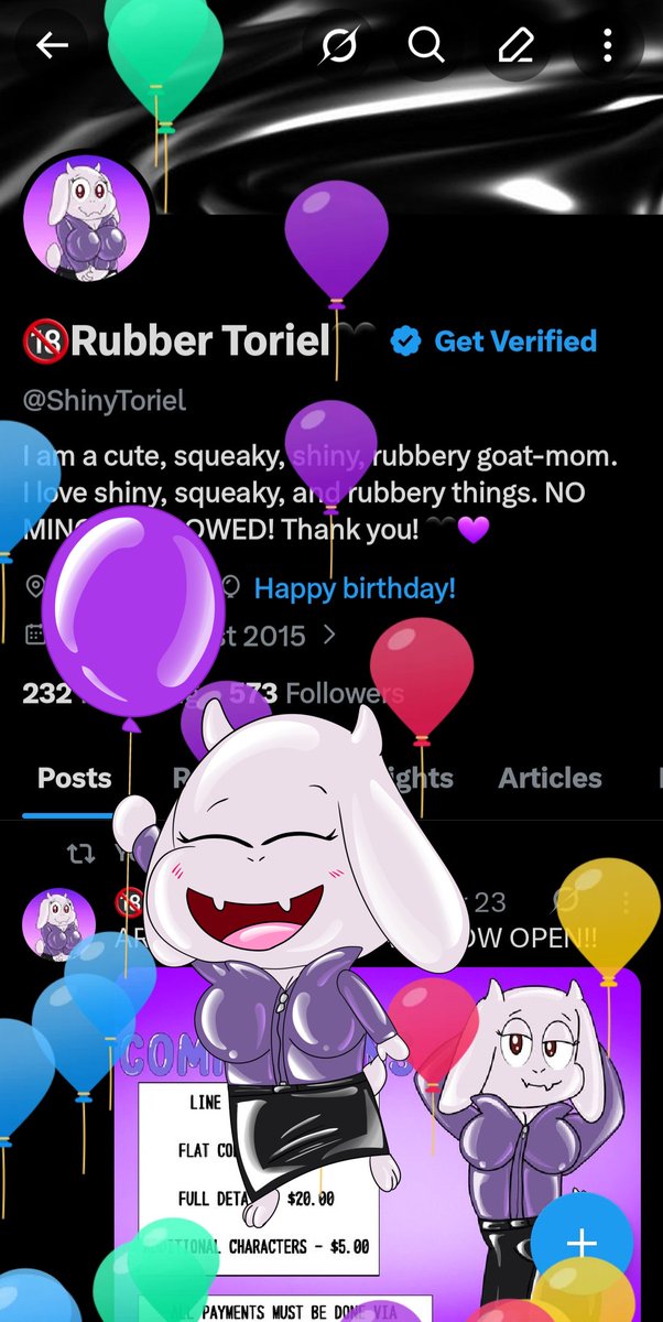 🔞Rubber Toriel🖤 tweet media