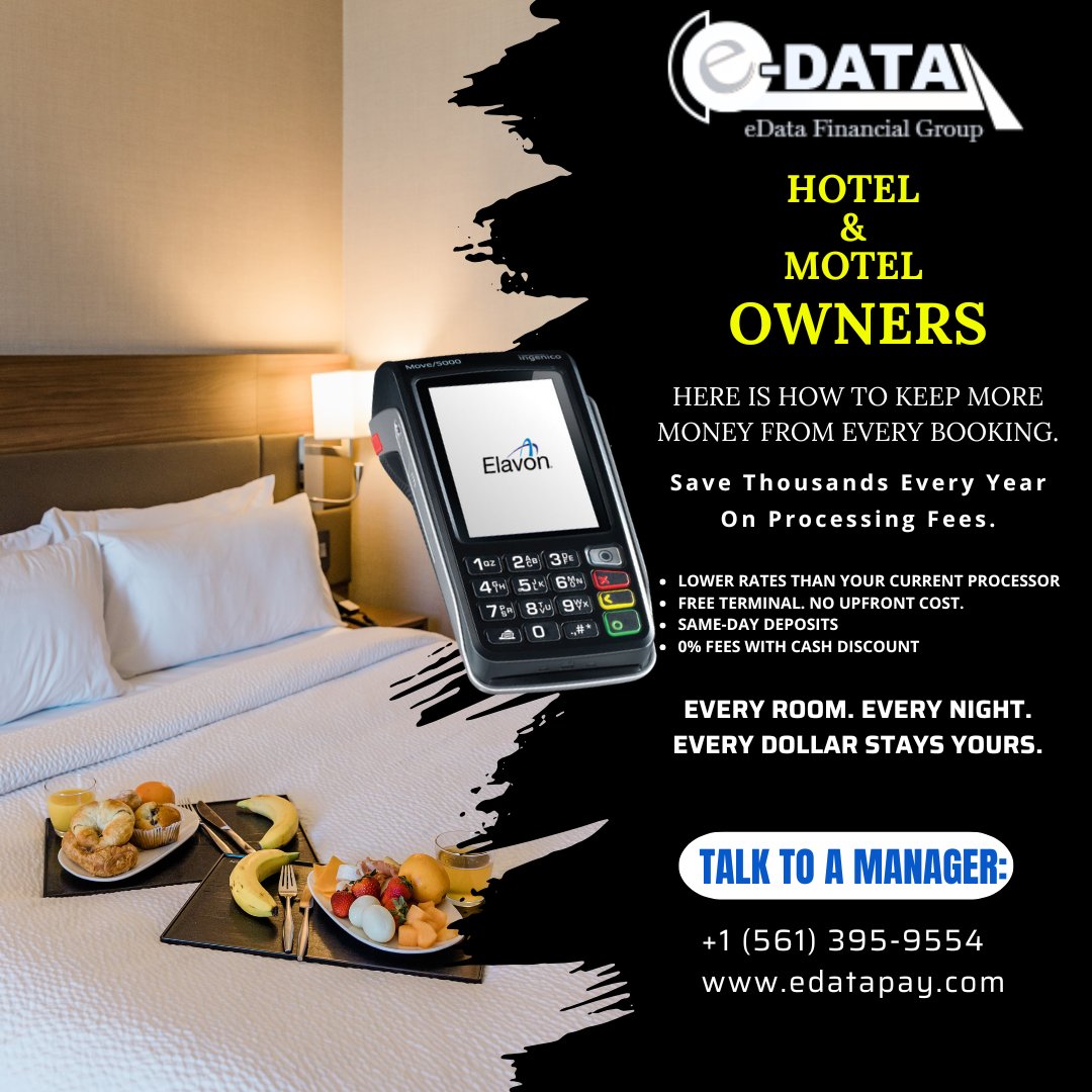 Good news for every hotel and motel owner reading this.
Every guest that checks in and pays by card is a win for your business. But every one of those card payments has a processing fee coming out of it before the money reaches you. One room at a time it seems small. Multiply ...