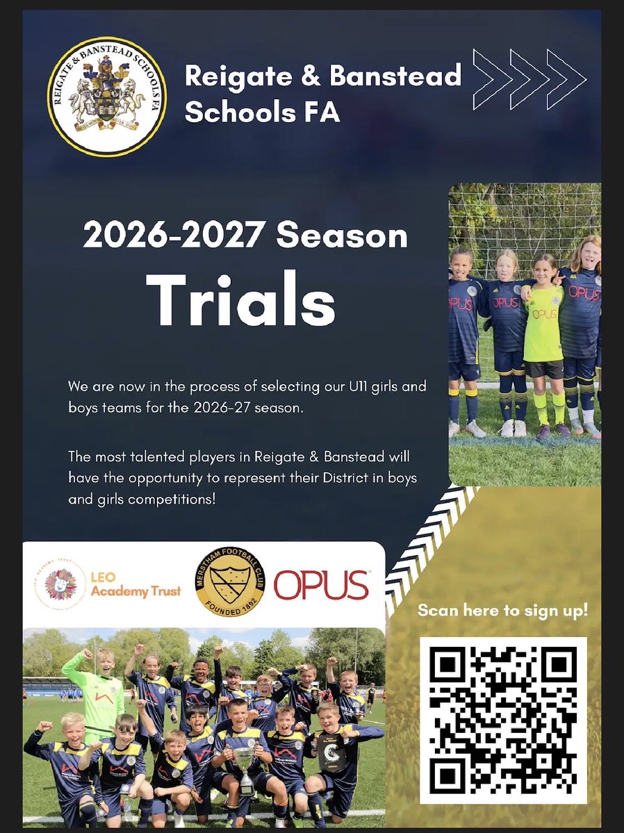 Reigate and Banstead Schools FA tweet media