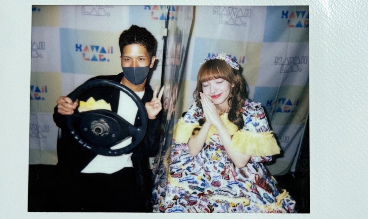 往復18時間掛けてノエちゃんと撮ったチェキ #早瀬ノエル