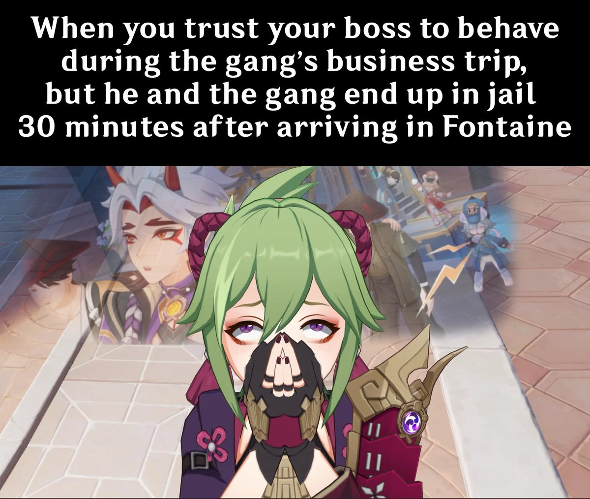 Boss 🥀🥀🥀

©️ u/Chronoz0

#Genshinlmpact #Genshin #GenshinMemes