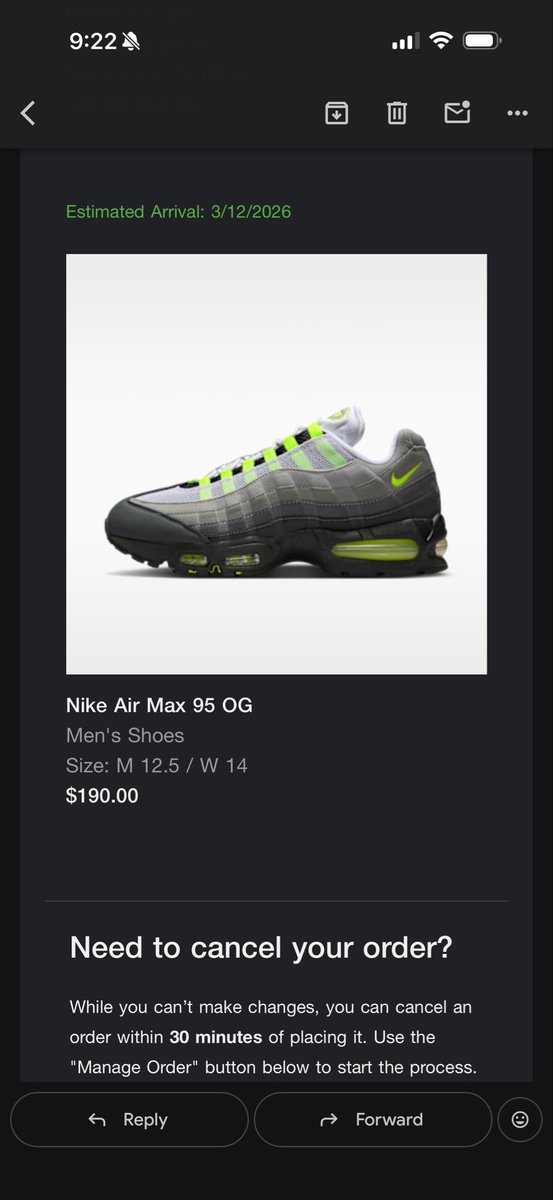 chrisgre199's tweet photo. @EldenMonitors Hit a 12.5 on snkrs https://t.co/3ZWkfUuPd9