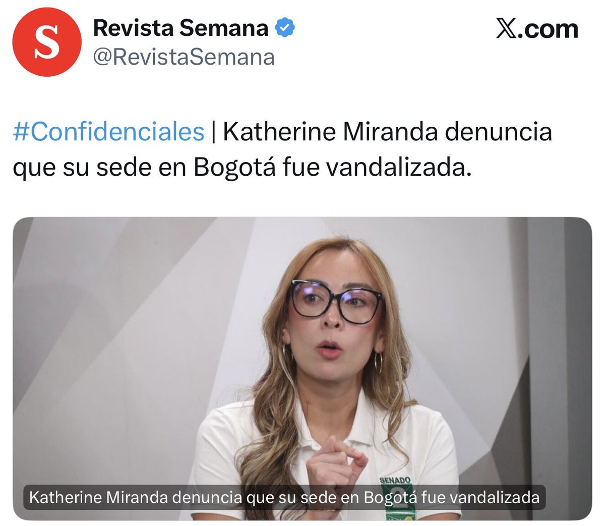 🚨 Todo parece indicar que la misma campaña de <a href="/KatheMirandaP/">Katherine Miranda</a> violentó su sede como estrategia para generar un crecimiento a escasos días de las elecciones.

De llegar a ser cierto esto, no sólo es deshonesto, sino estúpido, porque les surtió el efecto contrario: un significativo