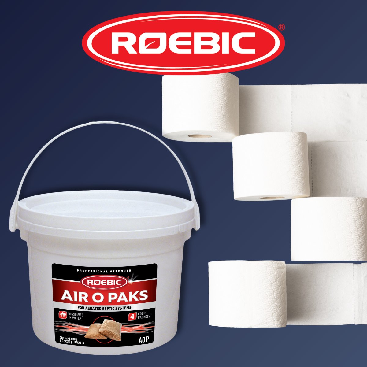 If your home has an aerated septic or wastewater system, it needs specialized bacteria to keep running properly. Air-O-Paks are water-soluble packets of RoeTech bacteria designed for aerated septic systems, package systems, and other aerated units. roebic.com/product/bacter…