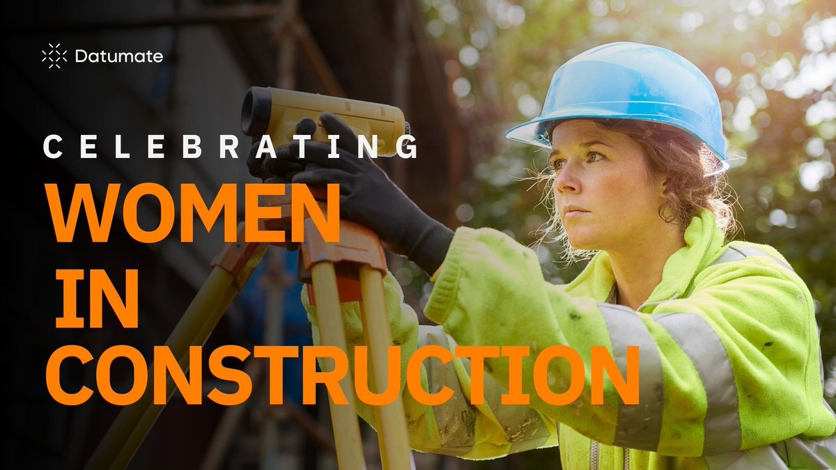 datumate's tweet photo. Women in Construction Week is a powerful reminder that innovation on the jobsite is driven by diverse perspectives. How is your team supporting and elevating women in the field and office this week? https://t.co/KROcNs9ClL