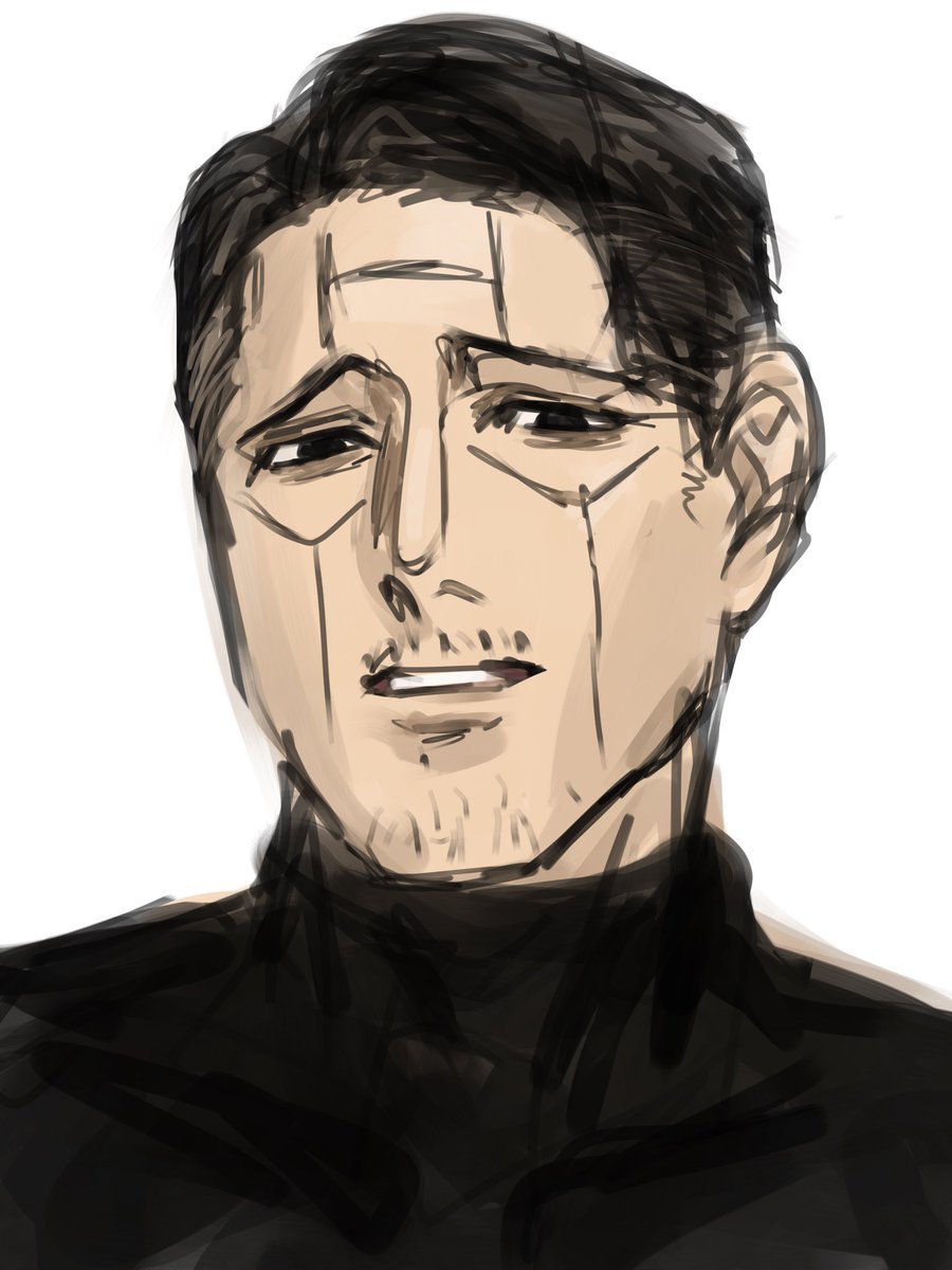 444_cic's tweet photo. 顔だけ描きたかった絵 https://t.co/Bd2Yo1QH9T