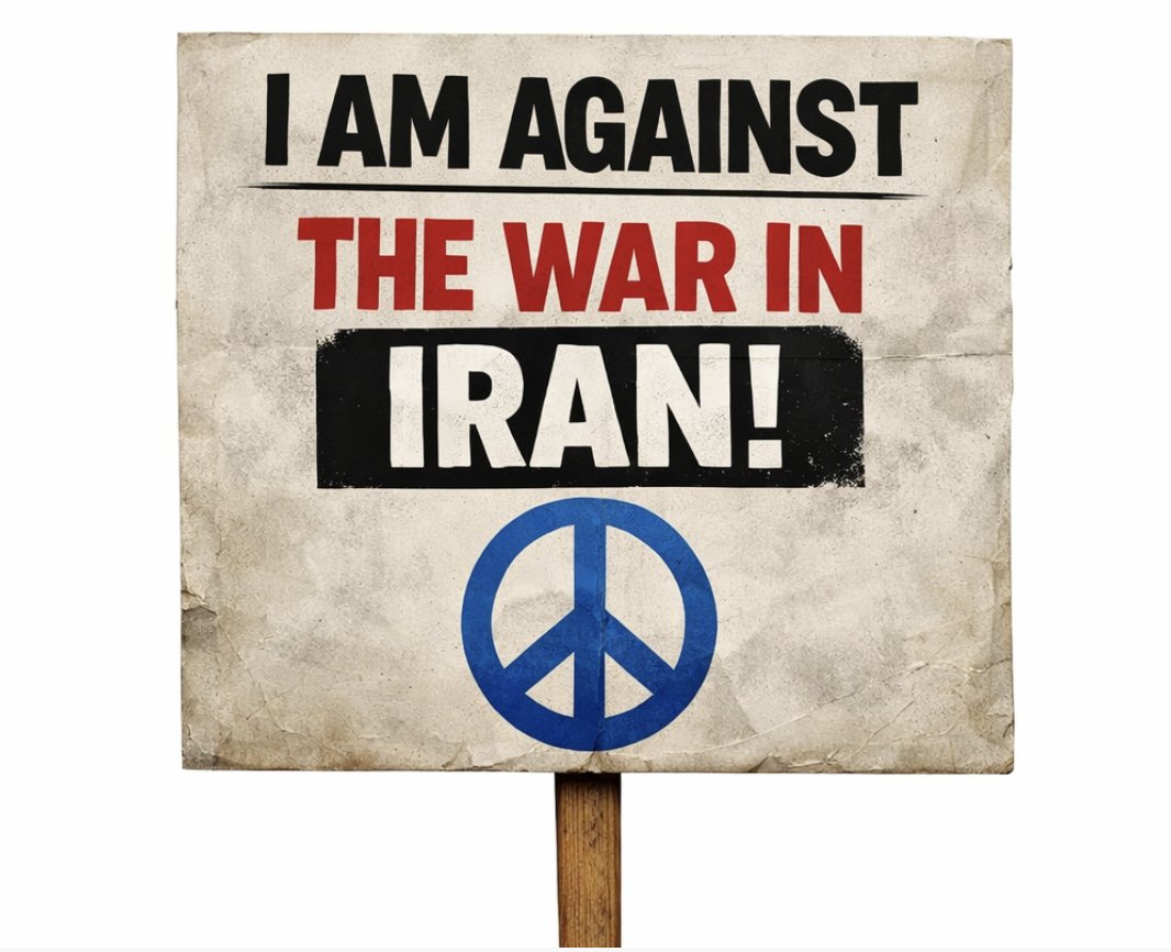Please Reply: "I am against this war with Iran" 

If you are against this war. Let them know it.  

Tag: <a href="/PeteHegseth/">Pete Hegseth</a> <a href="/realDonaldTrump/">Donald J. Trump</a> <a href="/JDVance/">JD Vance</a> 

Share on all social with Tags!