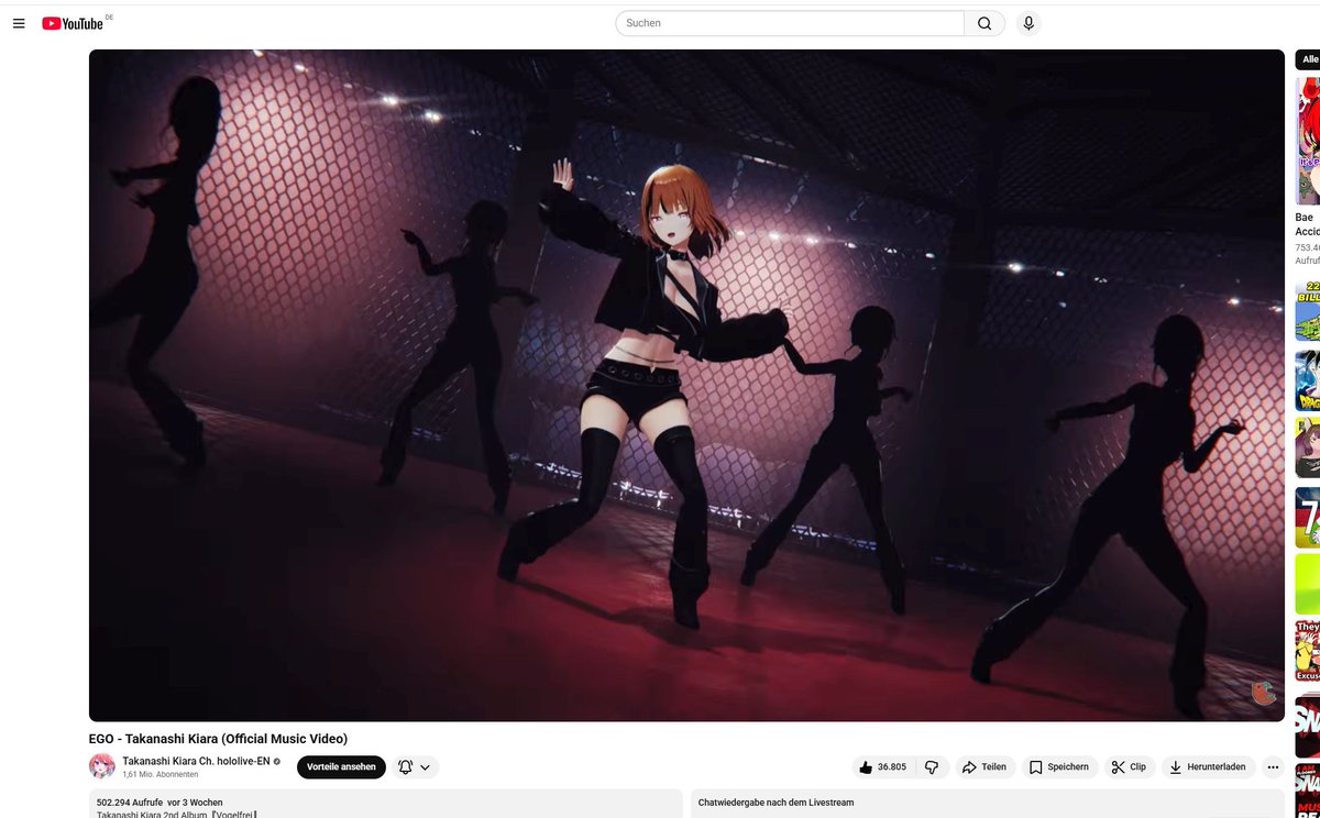 Oh nice, Ego is at over 500k views. Congrats tenchō!
#kfp