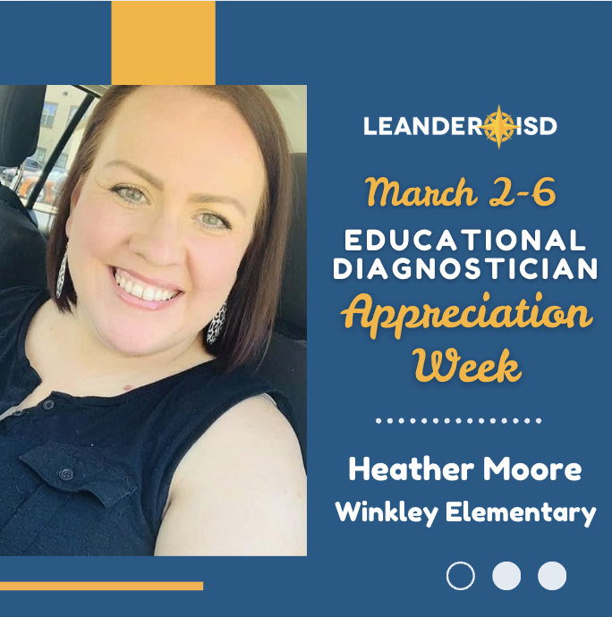 We are proud to celebrate our campus diagnostician, Heather Moore, this week! She serves our Wolverines well and makes Winkley a better place. 💙 #WinkleyConnects #1LISD