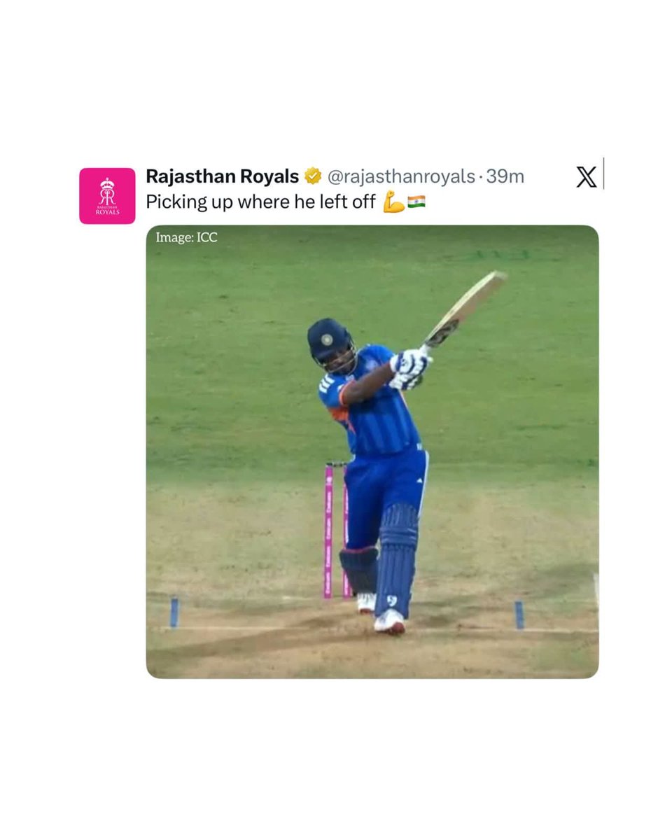 MYINDIA9587's tweet photo. The Samson Show: Episode 02 👌 #samson #t20wordcup https://t.co/qFsdf8LXQK