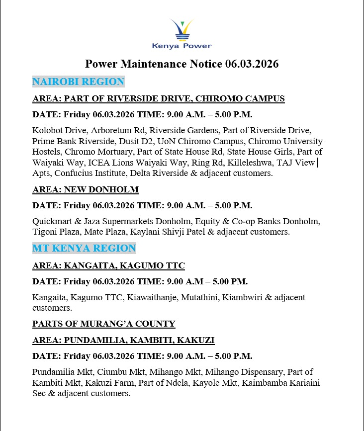 Kenya Power tweet media