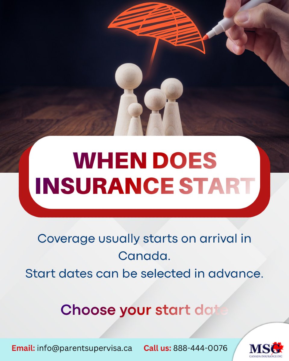 parentsupervisa's tweet image. Coverage usually starts when your parents or grandparents arrive in Canada. 🛡️

Choosing the right start date ensures continuous protection during their stay.

Select your start date today and get peace of mind.

#supervisainsurance #parentsupervisa #canadainsurance