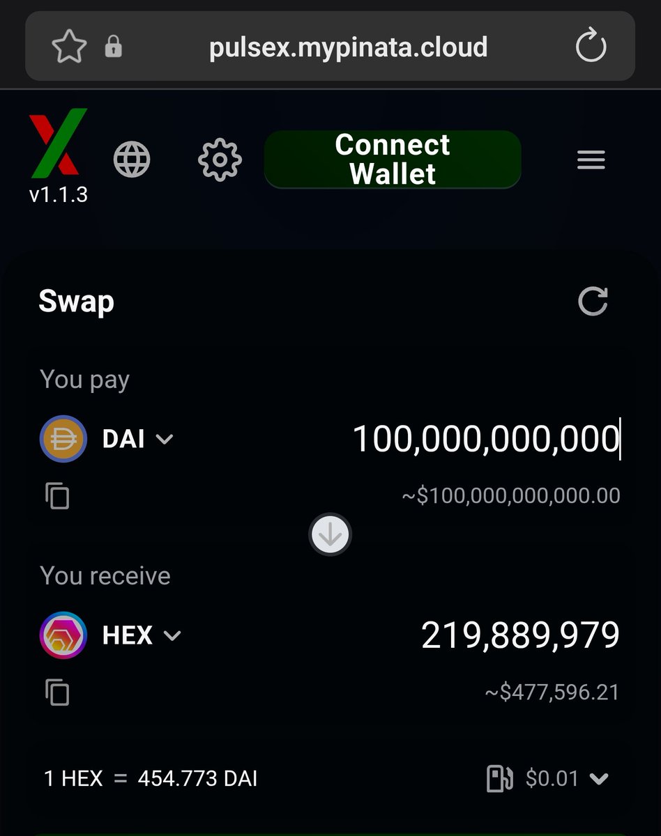 Only 219 People can get $1M Hex each.