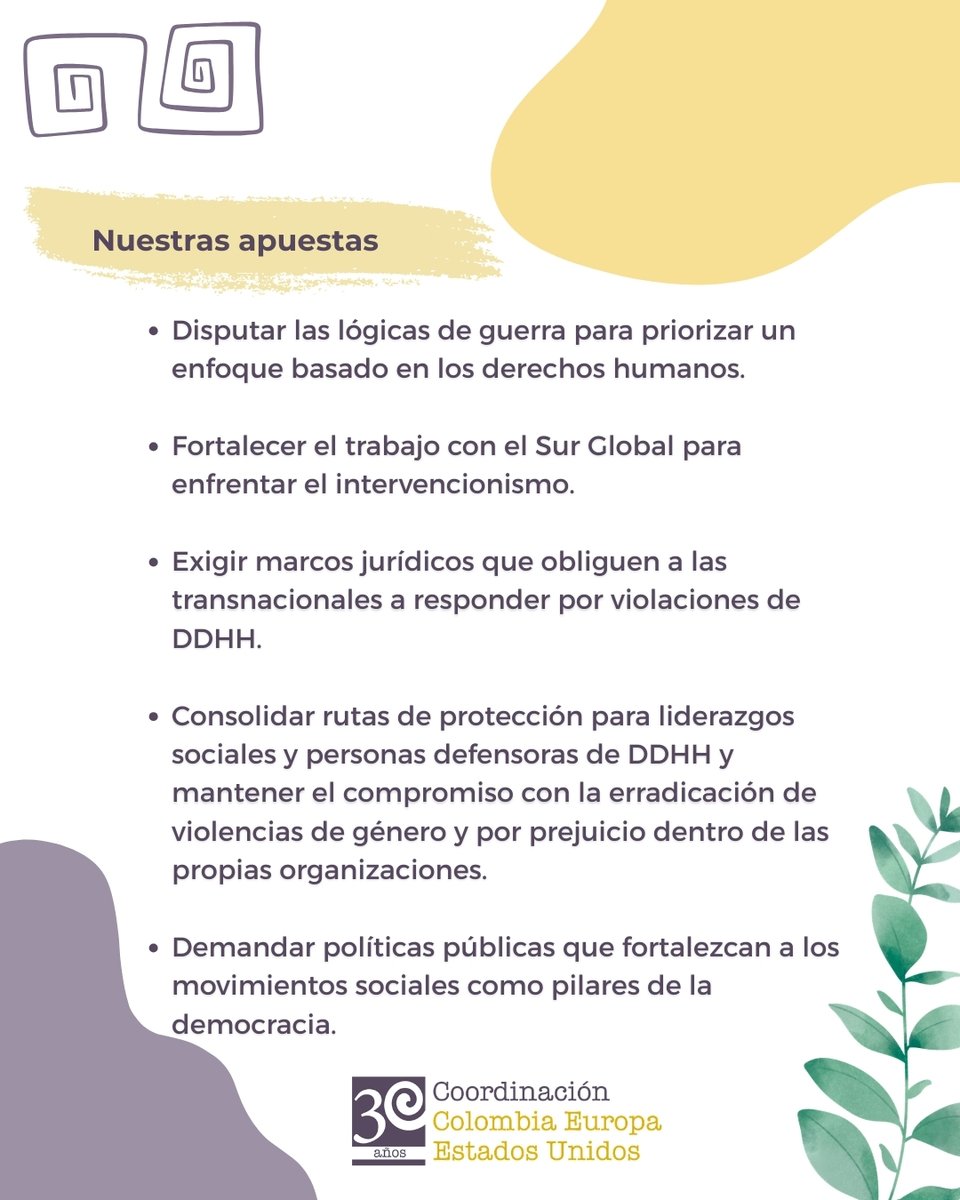 Coordinación Colombia Europa Estados Unidos CCEEU tweet media