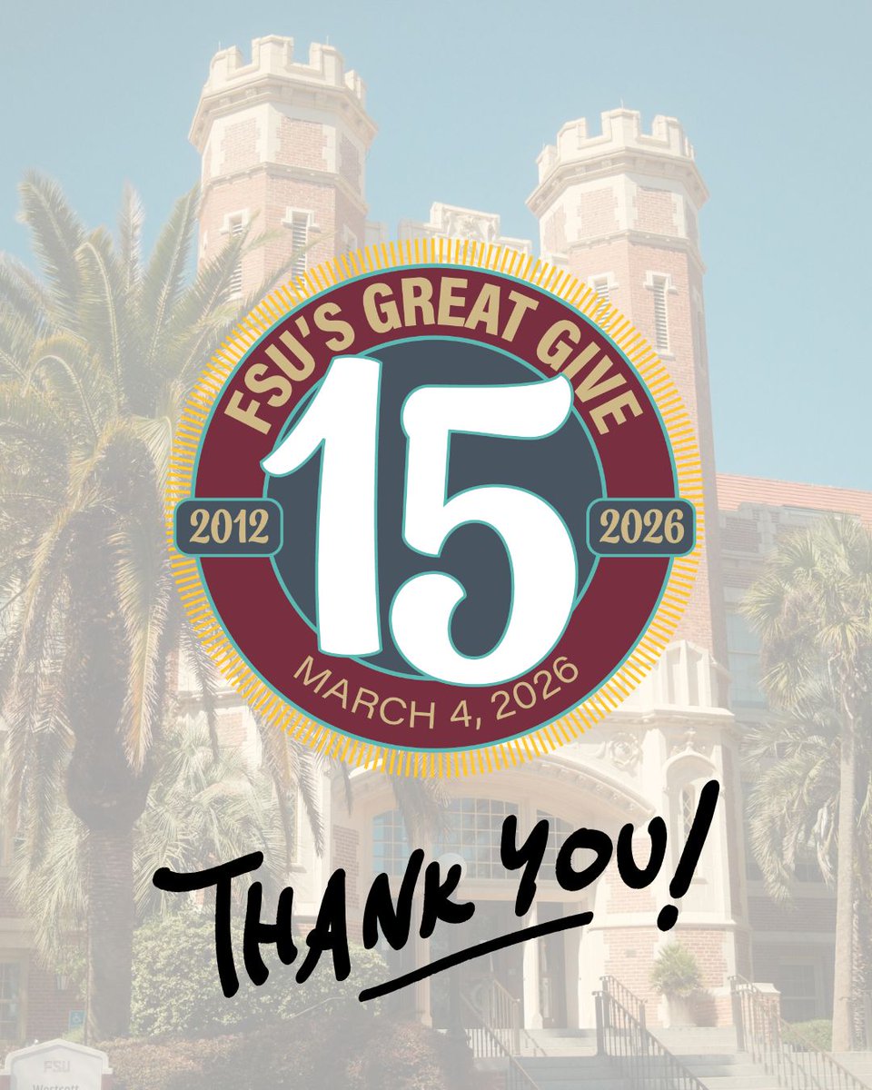 FSU Arts & Sciences tweet media