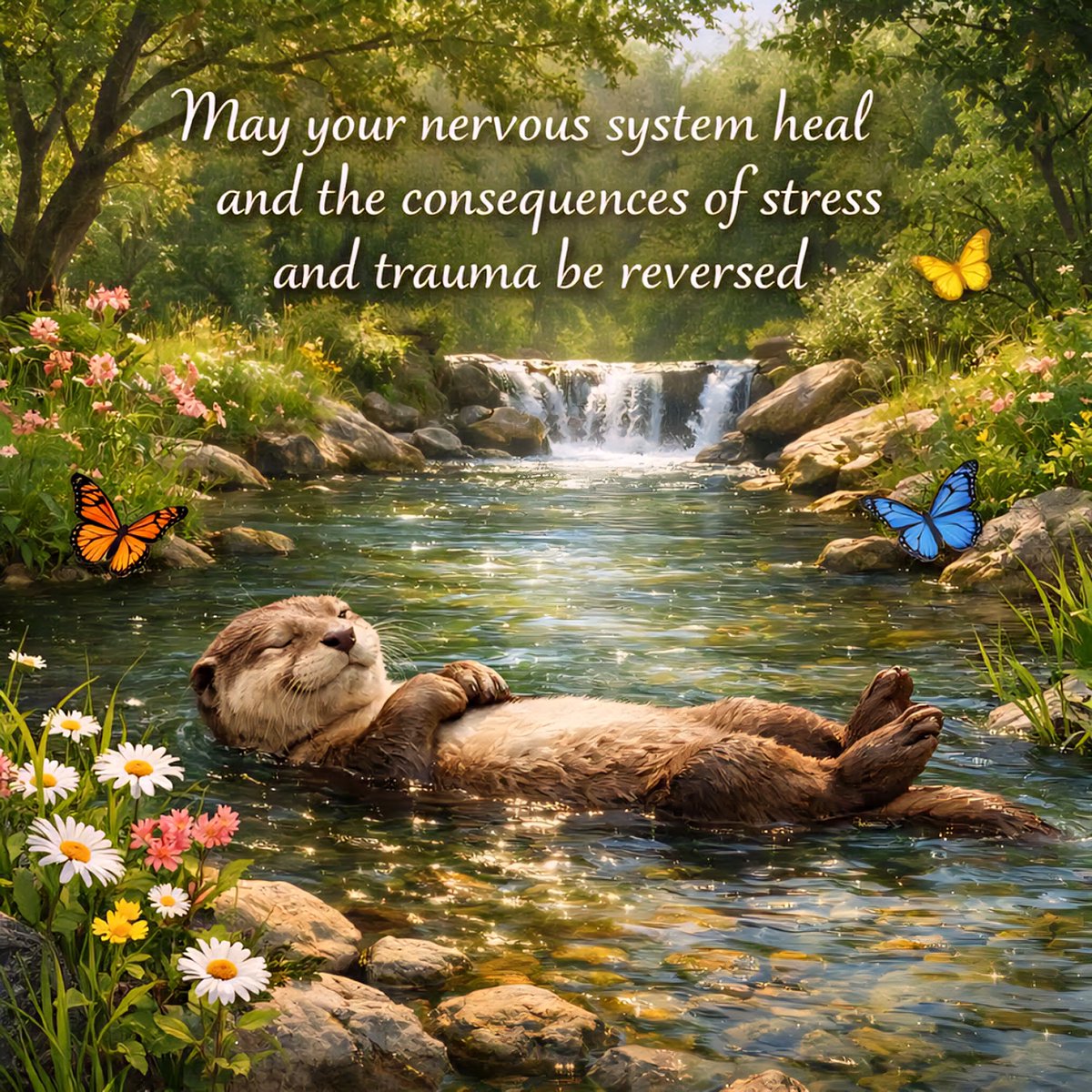 May your nervous system heal and the consequences of stress and trauma be reversed.