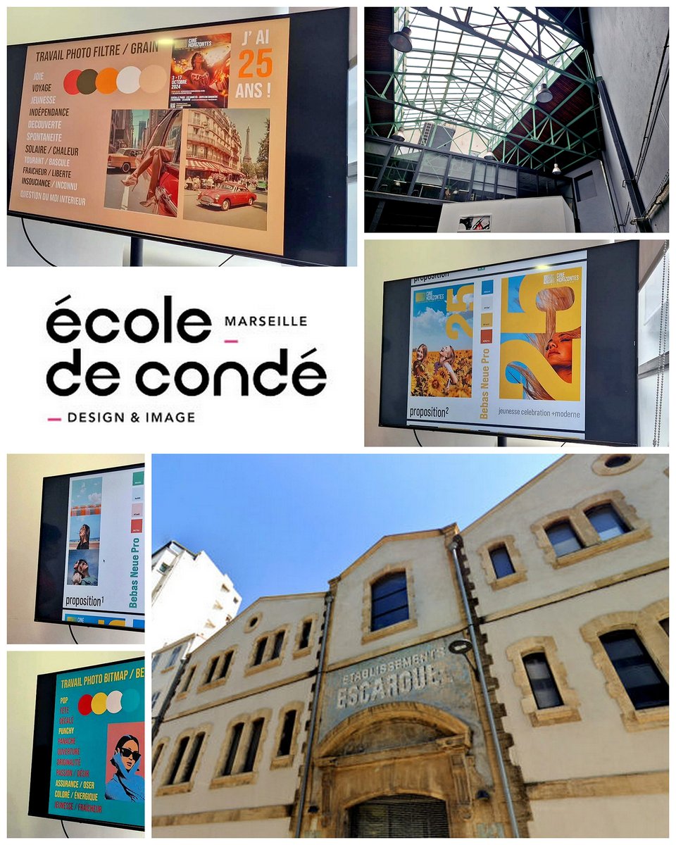 PetitCarnet's tweet photo. J'accompagne pour la troisième année dans sa communication globale, Cinehorizontes, le Festival de Cinéma Espagnol de Marseille. Aujourd'hui nous entamions une nouvelle année de partenariat avec les étudiants de l'Ecole de Condé de Marseille pour la créa de l'affiche 2026 https://t.co/YWKDmnJ6Lv
