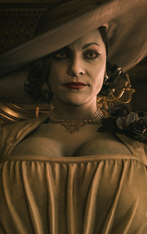 Now we’re getting to what is probably the most popular and beloved RE villain: our dear Lady Alcina Dimitrescu, aka “Lady D,” from RE Village.🍷

What’s your opinion on her?

She’s my second favorite RE villain after Miranda. 

#ResidentEvil #ResidentEvilVillage #LadyDimetrescu
