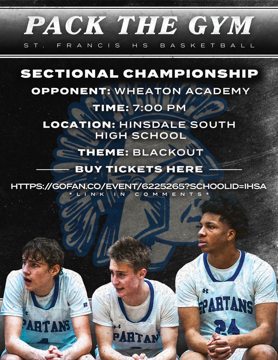 St. Francis HS Spartan Boys Basketball tweet media