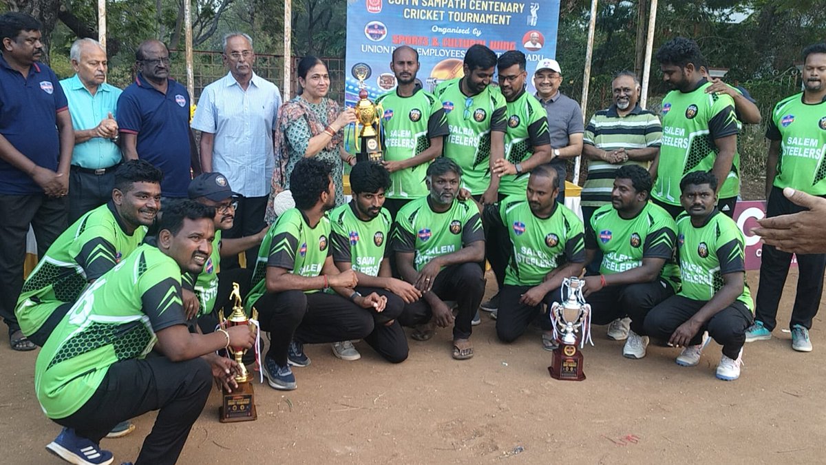 Dear Comrades,

We have successfully conducted the Com N.Sampath Centenary Memorial Cricket Tournament at Tamilnadu Agricultural University Grounds on 28th February and 1st March, 2026. 

Union Bank Employees' Union (Tamilnadu) long live.