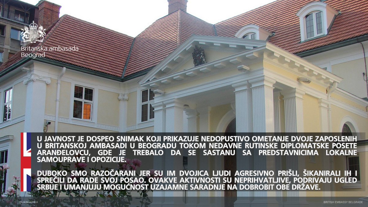 UK in Serbia tweet media