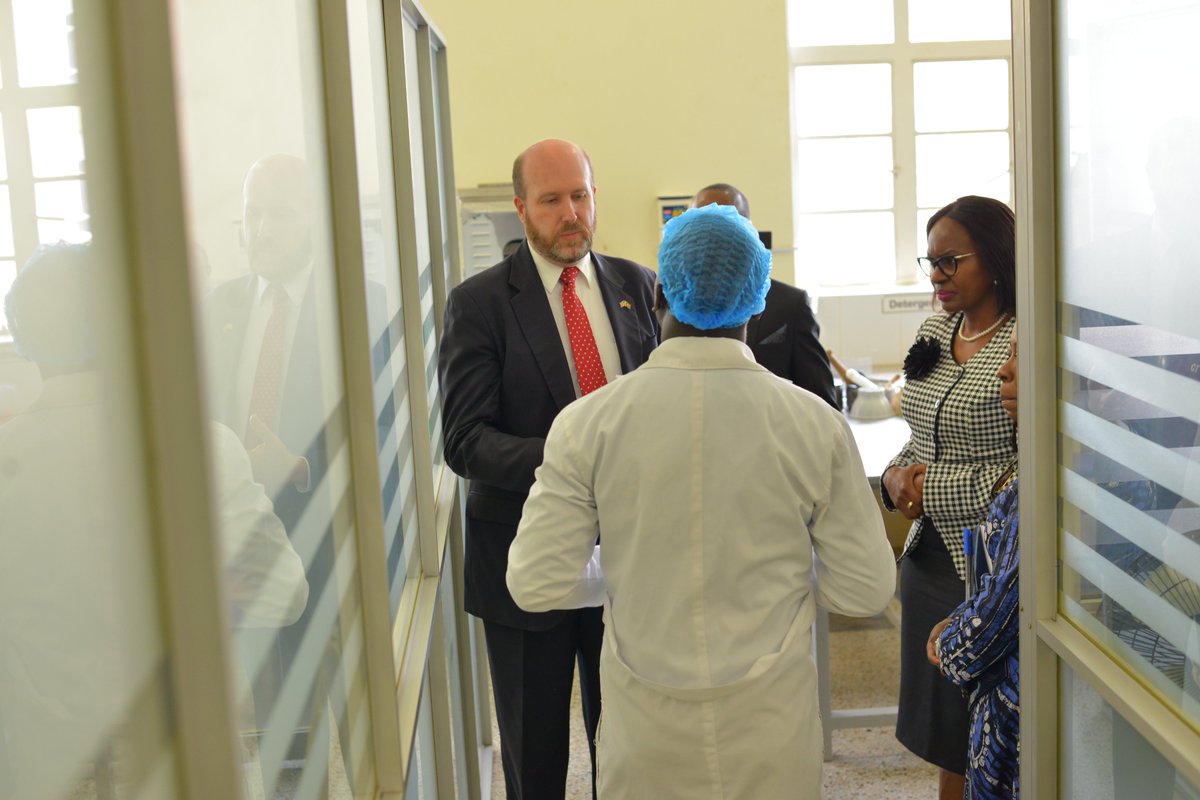 Ambassador Popp toured key innovation hubs, including the MRI Engineering Lab and the PHARMBIOTRAC Product Development Lab. 

These facilities showcase research initiatives aimed at generating real-world solutions that impact lives across East Africa and beyond.