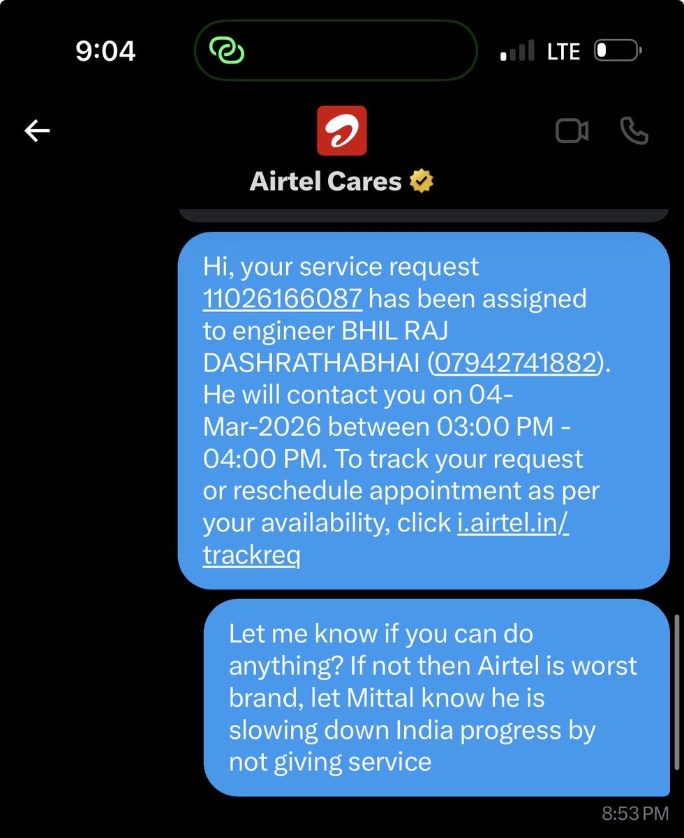 ShowkaniDeepak's tweet photo. @Airtel_Presence https://t.co/Y50i6QSWQY