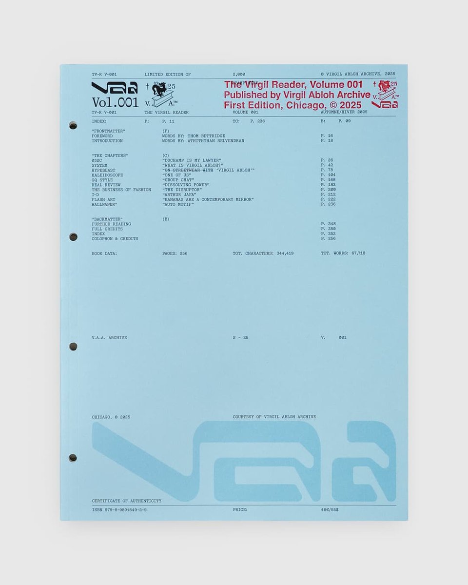 PRE-ORDER: The Virgil Reader, Volume 001 🕊️ - $55 USD - 256 Pages ...