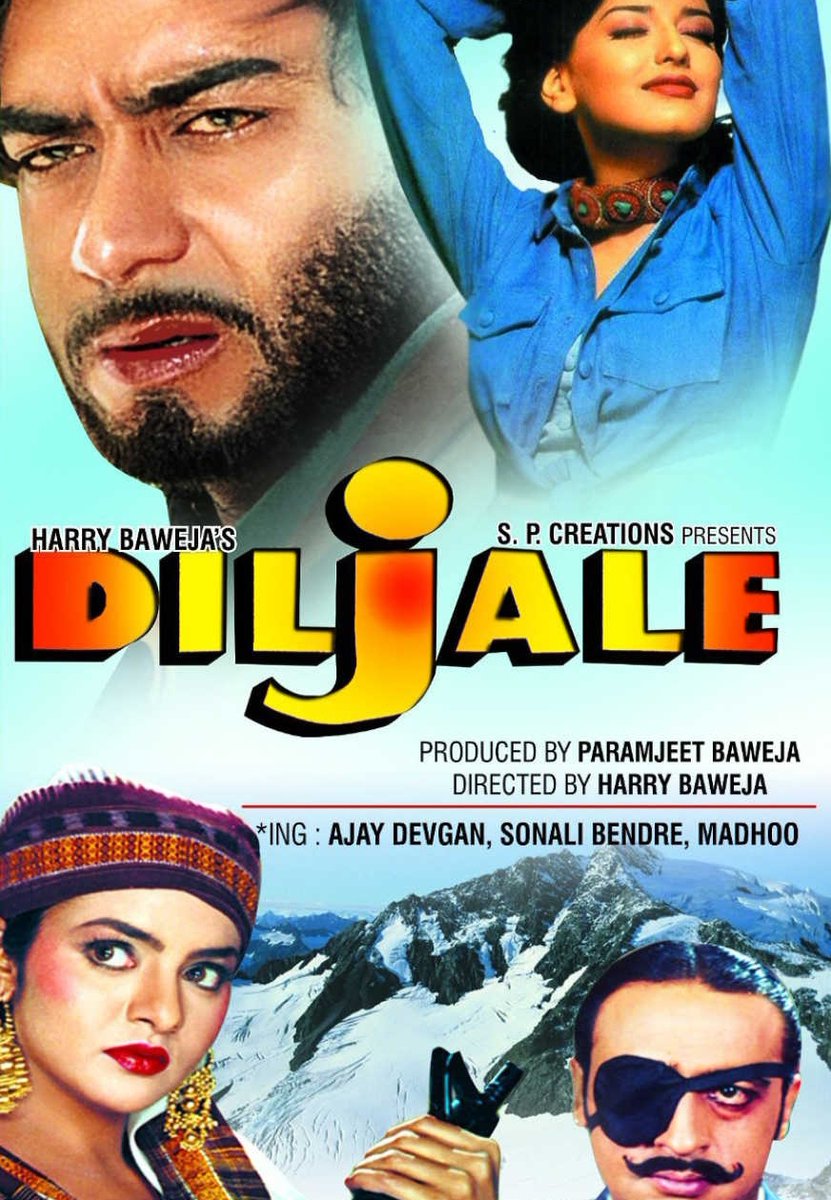 sardarbilal399's tweet photo. Watching Diljale after years and man, they just don’t make them like this anymore. 🥀 The songs, the raw angst of Ajay Devgn, and a story that actually has a soul. Bollywood needs to go back to its roots. 90s cinema > Modern spectacles. 🎬✨ #Diljale #90sBollywood #AjayDevgn https://t.co/I0pgJYsndK