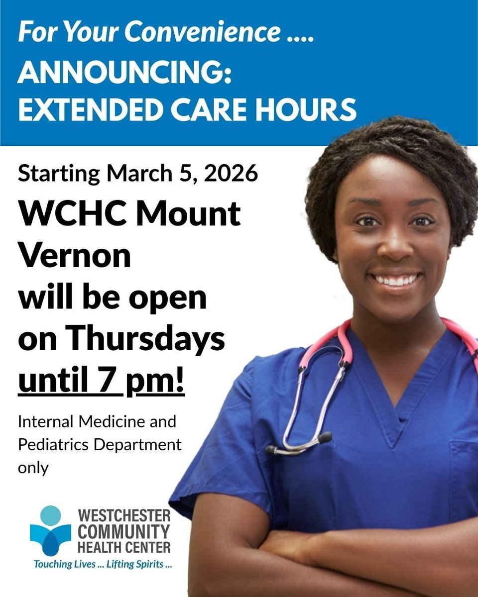 Westchester Community Health Center tweet media