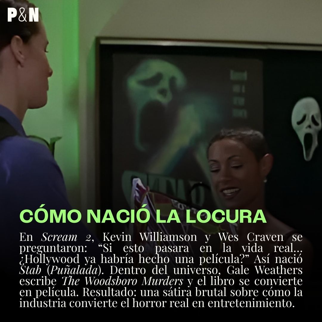 Cinepolis's tweet photo. #Puñalada, la franquicia de películas que existe dentro del universo de #Scream. 📷 Ahora la verdadera pregunta es: ¿Y cómo sabemos que nosotros no estamos dentro de una película justo ahora? 📷
Lee más en #PalomaYNacho 📷 https://t.co/b3FxIlAkE7 https://t.co/CpmmTfXLuA