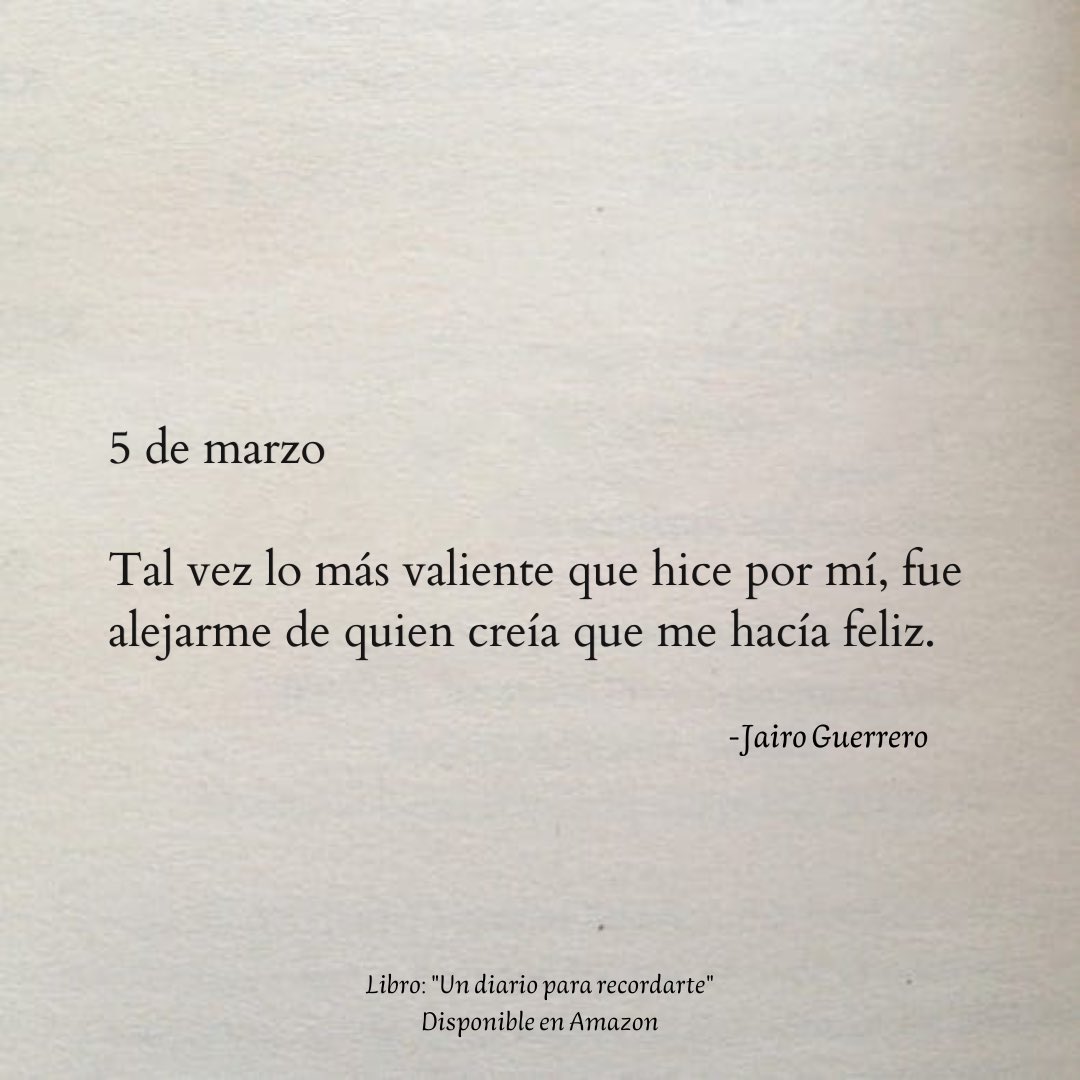 5 de marzo. 🍂