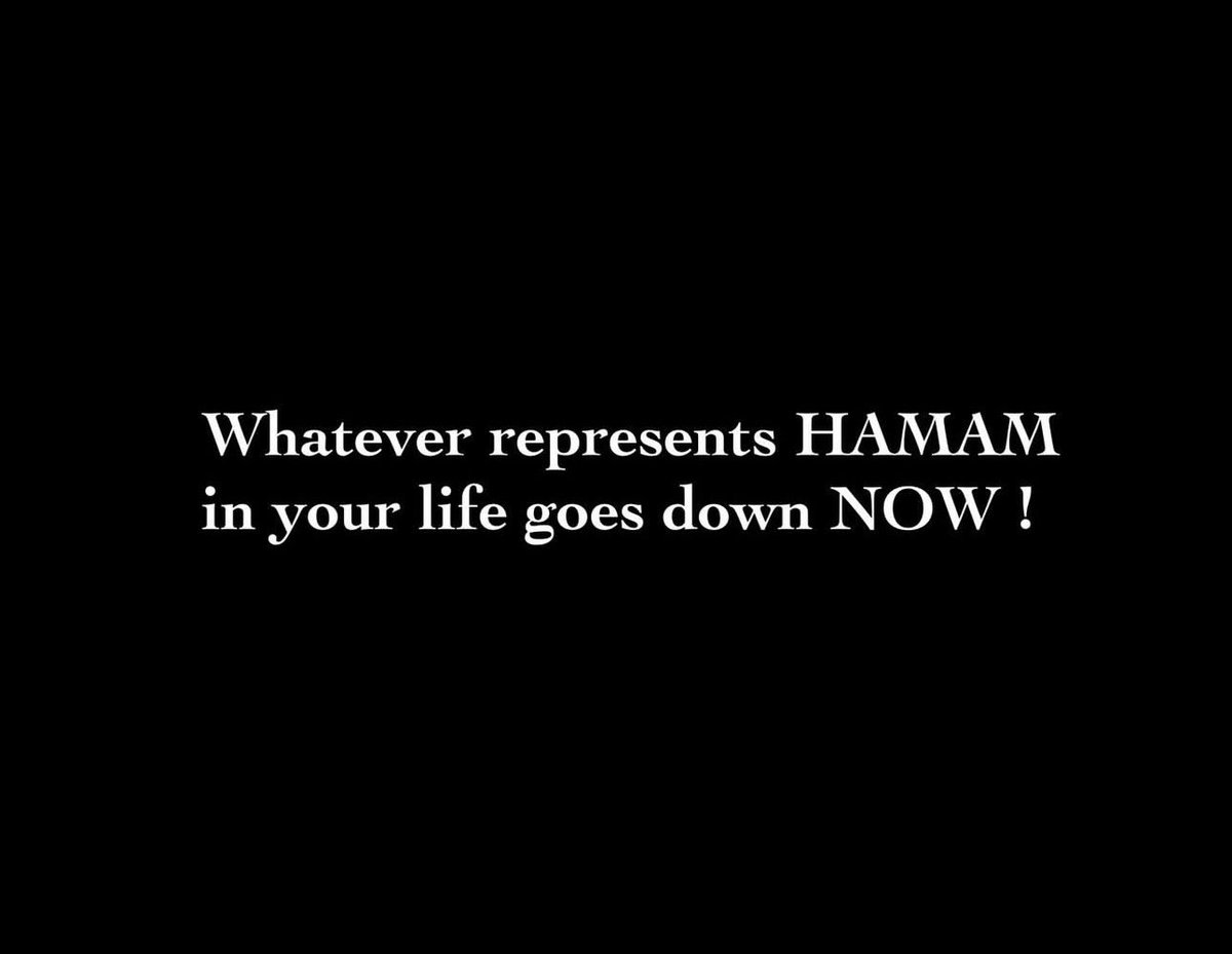 HC_XFamily's tweet photo. Whatever represents HAMAM in your life goes down NOW! 🔥 https://t.co/56spFAfWWw