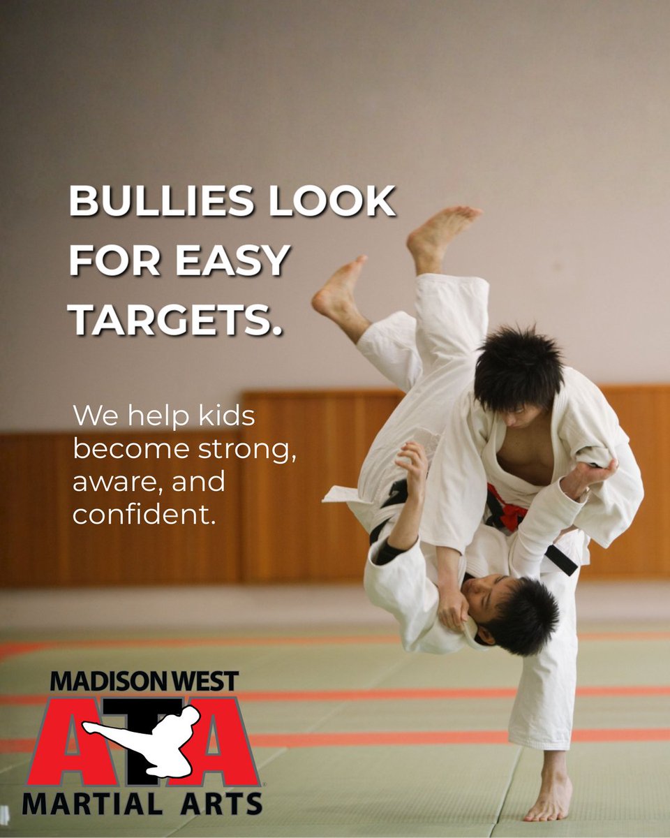 Empowering kids through martial arts! Our school fosters strength, awareness confidence, equipping young minds to face bullying with resilience. Together, we build a supportive community where every child can thrive. Join us in this journey! #MartialArts #Confidence #AntiBullying