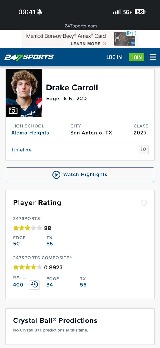 Drake Carroll 4⭐️ (EDGE) tweet media