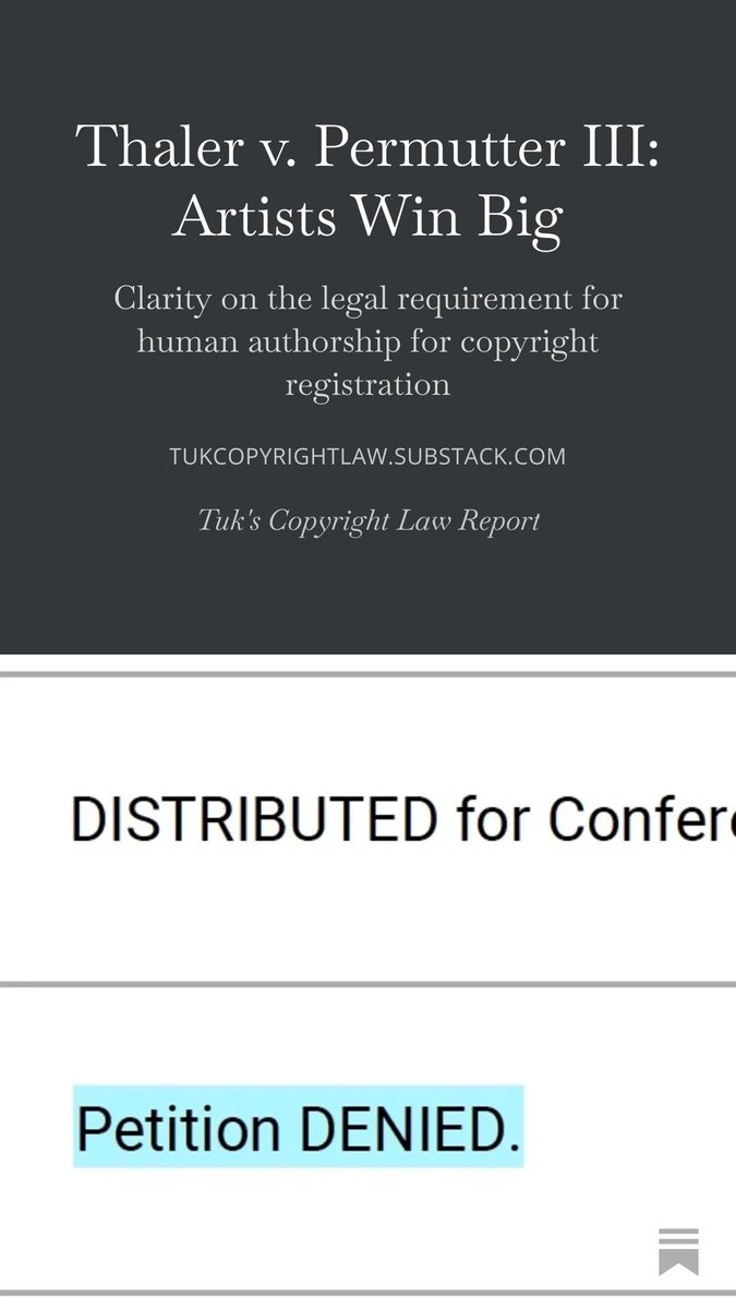 TukLawOffices's tweet photo. A big win for Artists at the Supreme Court this week! Read our analysis here: https://t.co/6vFLwmEoZ2 https://t.co/tEhZde0psW