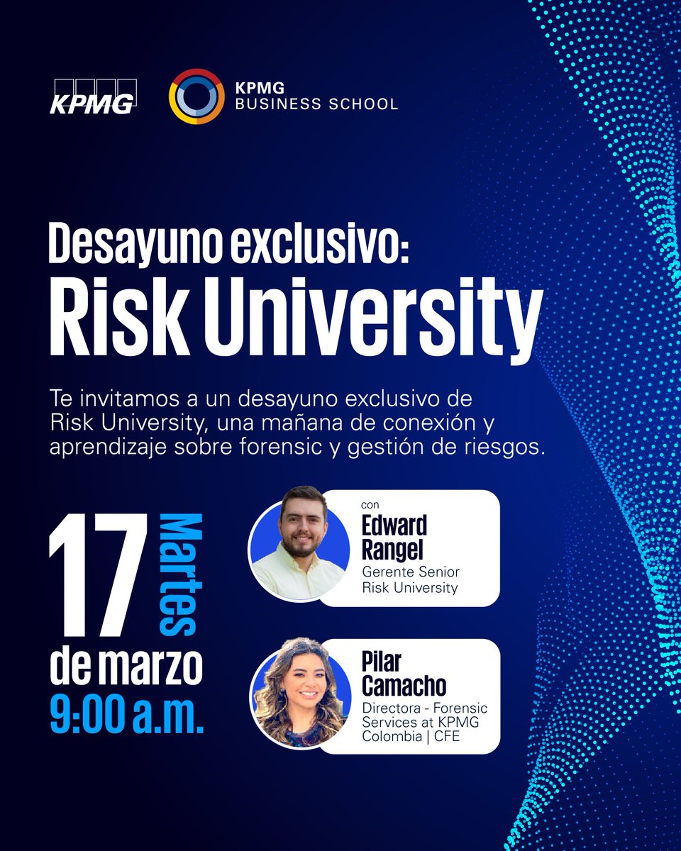 🚨 Si lideras la toma de decisiones en tu organización, esta invitación es para ti.

Un encuentro para conectar, actualizarte y anticiparte a los riesgos que pueden impactar la sostenibilidad y reputación de tu organización.

Reserva tu espacio➡️ow.ly/t6Vt50YpCWH