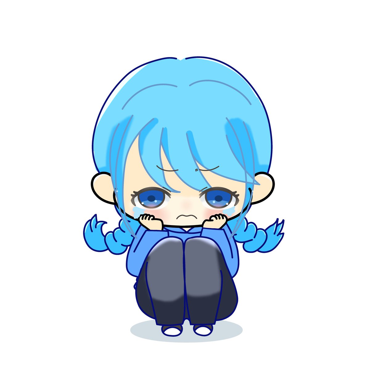 cu_nnl's tweet photo. 水没した時の咲ちゃん可愛かったなーの絵 https://t.co/sPRaCQYzAG