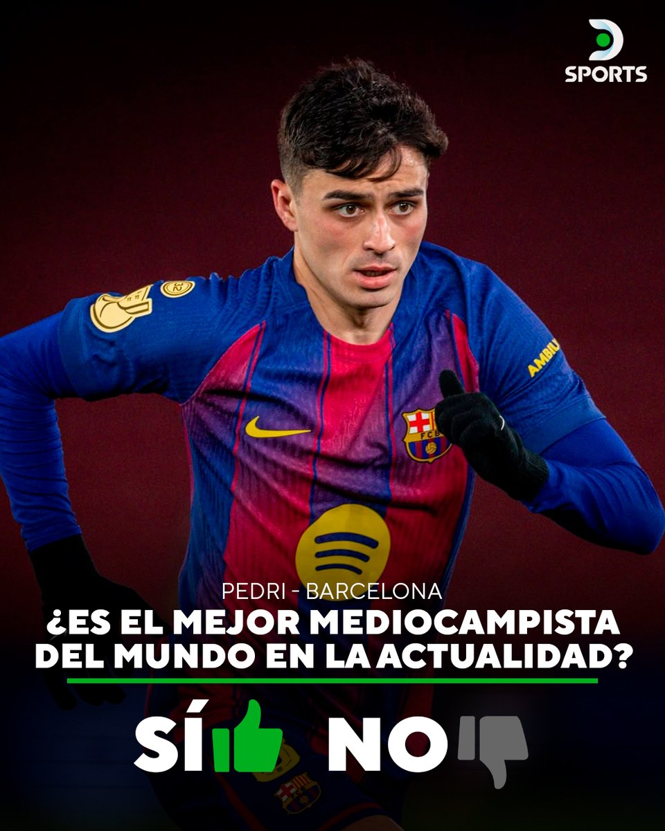 SI LO DICEN ELLOS... 🇪🇸🤩

🤯 Vitinha, Kroos y Scholes eligieron a Pedri como el mejor mediocampista del mundo en la actualidad.

¿Están de acuerdo? 🤔