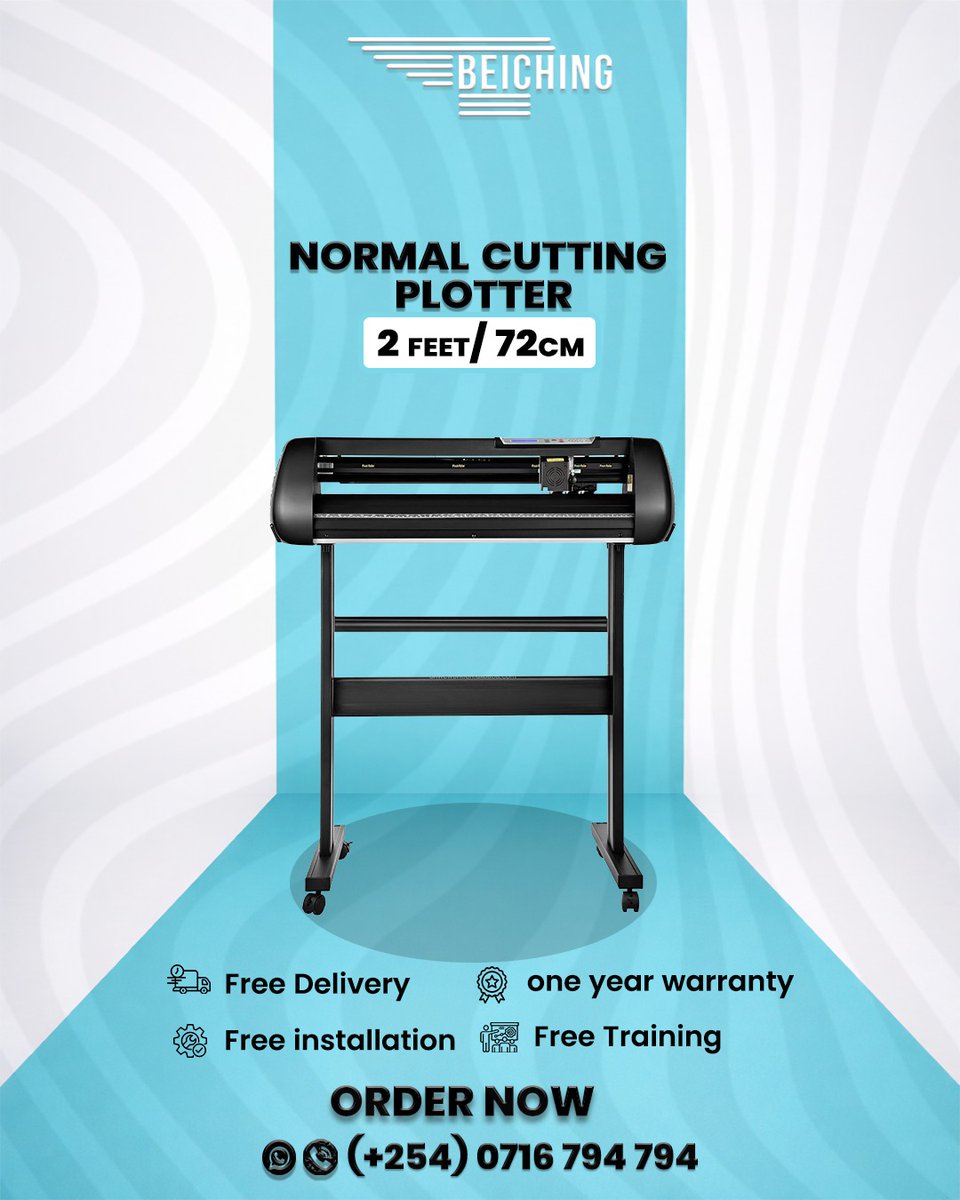 beichingKe's tweet image. ✂️ 2 Feet (72CM) Cutting PlotterAccurate vinyl, sticker &amp;amp; signage cutting.🎁 FREE Delivery
🎁 FREE Installation
🎓 FREE Training
🛡 1 Year WarrantyBeiching Kenya
📞 0716794794Call or DM today.#CuttingPlotter #VinylCutting #KenyaBusiness
