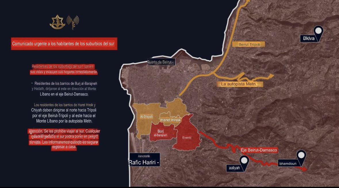 Será hoy una noche muy mala.

Se está moviendo la población y en tres o cinco horas ya nadie habrá en las calles.

Desde Beirut a Jounieh está todo parado, y no se diga el Sur Líbano.

¡San Chárbel, intercede por nosotros!
 ❤️‍🩹🇱🇧🙏