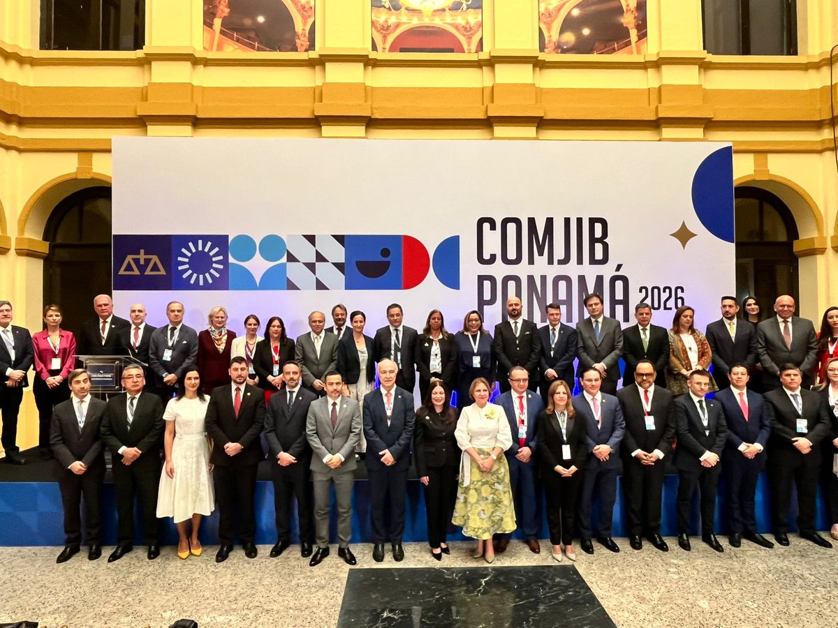 UNODC_ROPAN's tweet photo. #Panamá 🇵🇦 | Participamos de la XXIV Asamblea Plenaria de la Conferencia de Ministros de Justicia de los Países Iberoamericanos #COMJIB, espacio clave para el diálogo, la cooperación y el desarrollo de los sistemas de justicia⚖️en la región iberoamericana. https://t.co/S0XZXJFZ8e
