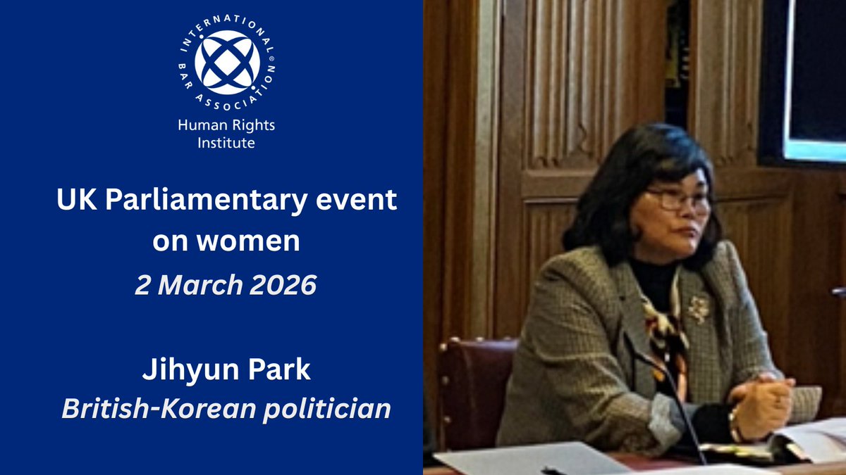 IBA's Human Rights Institute tweet media